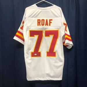 Willie Roaf signed jersey BAS Beckett Kansas City Chiefs Autographed Original For Sale