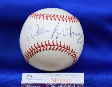 Willie McCovey JSA Coa Autograph National League ONL Signed Baseball Sale Best