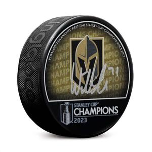 William Karlsson Signed Vegas Golden Knights 2023 Stanley Cup Puck Buy Cheap 2025