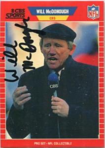 Will McDonough Signed 1989 Pro Set Card Sale Footlocker Finishline