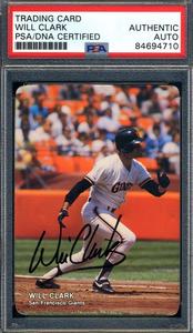 Will Clark PSA DNA Signed 1988 Mothers Cookies Autograph Best For Sale