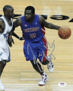 Will Bynum signed 8x10 photo PSA/DNA Detroit Pistons Autographed For Sale