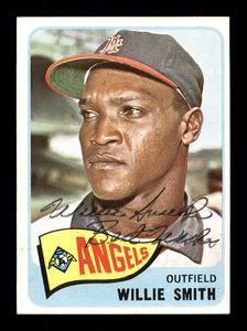 Willie Smith Autographed 1965 Topps Rookie Card #85 Angels "Best Wishes" 170406 Buy Cheap Recommend