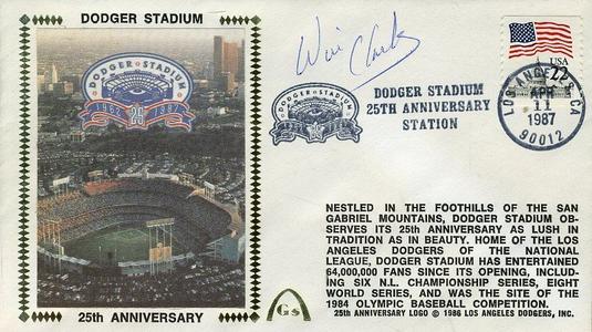 Will Clark Signed Jsa Certified 1987 Fdc Authenic Autograph Buy Cheap Buy