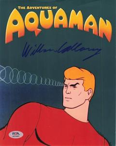 William Callaway signed 8x10 photo JSA Autographed Voice Actor Cheap 100% Authentic