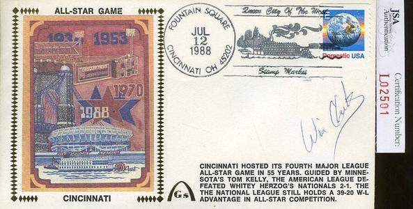 Will Clark Jsa Authenticated Signed 1988 Fdc Autograph Buy Cheap Pay With Paypal