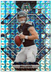Will Levis 2023 Panini Mosiac Silver Prizm Rookie Card (RC) #377 (Tennessee Tita With Paypal