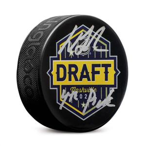Will Smith Signed 2024 NHL Entry Draft Puck with 4th Pick Note Low Pice Fee Shipping Online