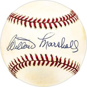 Willard Marshall Autographed Signed NL Baseball Milwaukee Braves, Reds 229792 Buy Cheap For Cheap