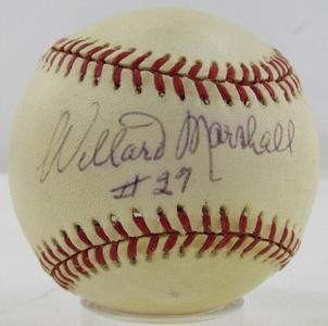 Willard Marshall Signed Rawlings Baseball JSA AL48402 Discount In China
