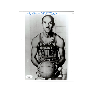 William "Pop" Gates Harlem Globetrotters Autographed Signed 8x10 Photograph (JSA COA) Shop For Online