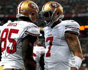 VERNON DAVIS signed 8x10 photo PSA/DNA San Francisco 49ers Autographed Very Cheap Pice
