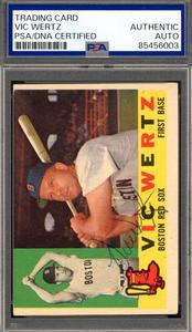 Vic Wertz PSA DNA Signed 1960 Topps Autograph Tumblr Cheap Online