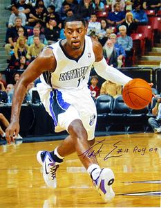 Tyreke Evans ROY 09 Autographed / Signed 16x20 Photo Discount Hot Sale