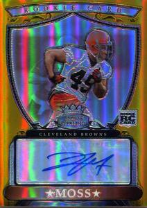Tyrone Moss Autographed 2007 Bowman Sterling Rookie Card Discount Exclusive