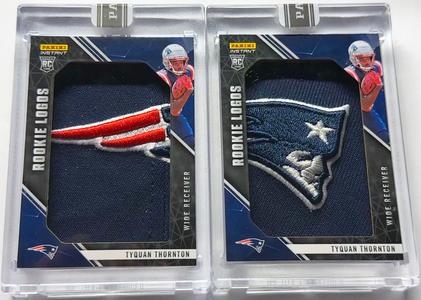 TYQUAN THORNTON PATRIOTS PANINI INSTANT 2022 ROOKIE LOGO 2 CARD 1/1 SET #RL-17 Cheap Sale Exclusive