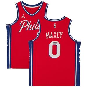 Tyrese Maxey Signed Philadelphia 76ers 2020-21 Jordan Brand Jersey Fanatics Cheap Sale Websites