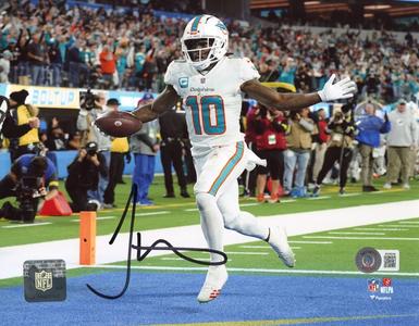 Tyreek Hill Autographed/Signed Miami Dolphins 8x10 Photo BAS 40259 Cheap Sale Pay With Paypal