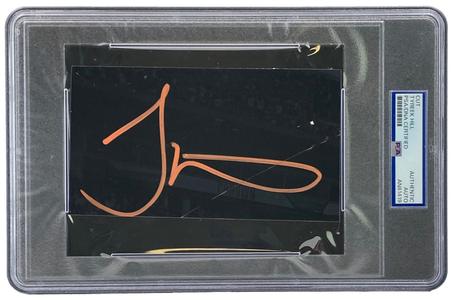Tyreek Hill Signed Slabbed Miami Dolphins Cut Signature PSA Latest Collections