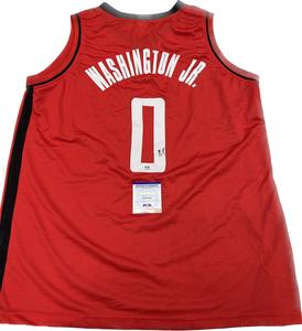 Tyty Washington Jr signed jersey PSA/DNA Houston Rockets Autographed Clearance Low Pice Fee Shipping