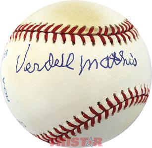 VERDELL MATHIS SIGNED AUTOGRAPHED AL BASEBALL PSA - MEMPHIS RED SOX Many Kinds Of Cheap Online