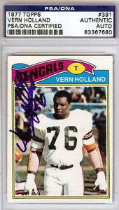 Vern Holland Autographed Signed 1977 Topps Card #391 Bengals PSA/DNA #83367680 Online Online Outlet Sale