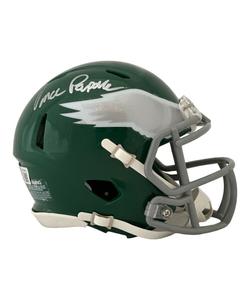 Vince Papale Autographed Philadelphia Eagles Mini Helmet Beckett 42073 Discount Authentic
