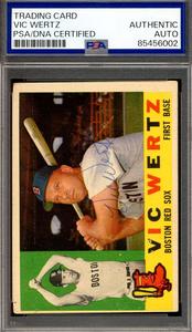 Vic Wertz PSA DNA Signed 1960 Topps Autographed Free Shipping Visit