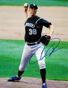 Ubaldo Jimenez Autographed 11x14 Baseball Photo Discount Fast Delivery