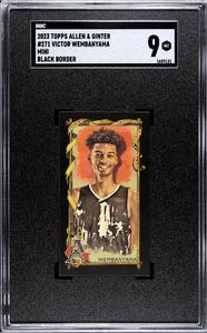 Victor Wembanyama 2023 Topps A&G Mini Black Border Rookie Card-SGC Graded 9 Mint Cheap Best Store To Get
