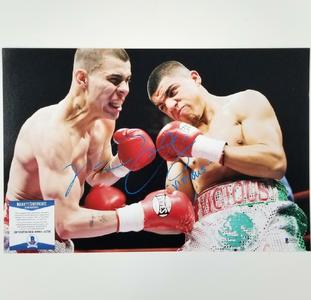 Victor Ortiz signed "Vicious" 12x18 Photo WBC Boxing Champ Auto Beckett BAS COA Outlet Classic
