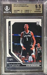 Victor Wembanyama 2023-24 Panini Instant Rookie Card 19- BGS Graded 9.5 Gem Mint Clearance Store Cheap Online