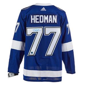 Victor Hedman Tampa Bay Lightning Signed 2021 Stanley Cup adidas Jersey Cheap Excellent