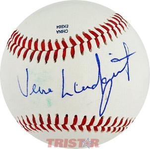 VERNE LUNDQUIST AUTOGRAPHED SOUTHERN LEAGUE BASEBALL PSA - COWBOYS, NFL FILMS Discount How Much