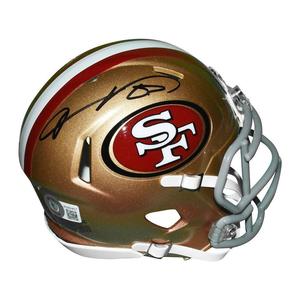 Vernon Davis Signed San Francisco 49ers Speed Mini Football Helmet (Beckett) Visa Payment Cheap Pice