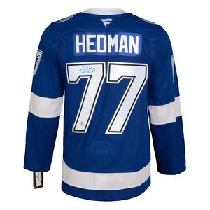 Victor Hedman Autographed Tampa Bay Lightning Fanatics Premium Jersey Outlet Finishline