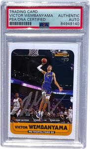 VICTOR WEMBANYAMA SIGNED 2023 SPORTS ILLUSTRATED KIDS SI ROOKIE CARD AUTO PSA Shop For