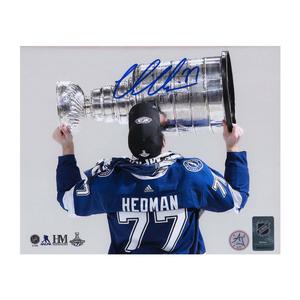 Victor Hedman Tampa Bay Lightning Signed Stanley Cup 8x10 Photo Clearance Fashionable