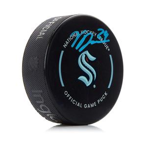 Vince Dunn Signed Seattle Kraken Official Game Puck Geniue Stockist
