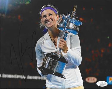 VICTORIA AZARENKA SIGNED TENNIS 8X10 PHOTO AUSTRALIAN OPEN US WIMBLEDON JSA #3 With Paypal For Sale