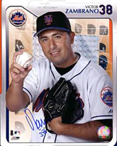 Victor Zambrano Autographed / Signed 8x10 Photo Discount Exclusive