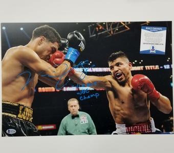 Victor Ortiz signed "Vicious" 12x18 Photo WBC Champ Autograph  Beckett BAS COA Deals Cheap Online