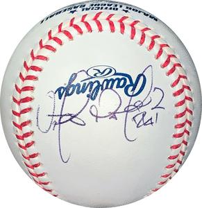 Victor Martinez signed Rawlings Official Major League Baseball #41- JSA #EE63128 Excellent Online