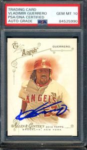 Vladimir Guerrero Gem Mint 10 PSA DNA Signed 2014 Allen Ginters Autograph Cheap Manchester