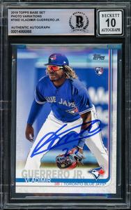 Vladimir Guerrero Jr. 2019 Topps Complete Set Variation RC Blue Jays Gem 10 Auto The Cheapest