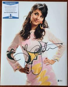 Victoria Justice BAS Beckett Coa Signed 11x14 Photo Autograph Cheapest Pice Cheap Pice