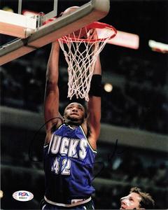 Vin Baker signed 8x10 photo PSA/DNA Milwaukee Bucks Autographed Good Selling Online