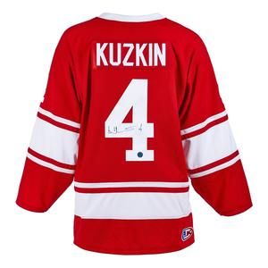 Viktor Kuzkin Soviet Russia Signed CCCP Summit Series Jersey Cheap Sale Low Pice Fee Shipping