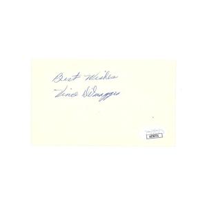 Vince DiMaggio Pittsburgh Pirates Autographed Signed 3"x5" Card (JSA COA) Amazon Cheap Online