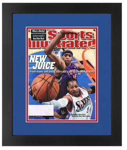 Vince Carter Matted in Raptors Team Colors and Professionally Framed Sports Illustrated Magazine May 14, 2001 Original Issue Marketable